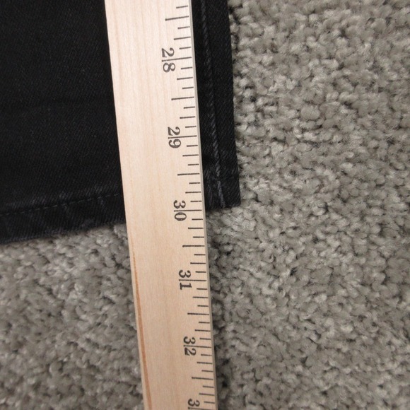 Denim & Supply Ralph Lauren Jeans Mens 33x30 Black Low Skinny Faded Denim Pants - Picture 4 of 9